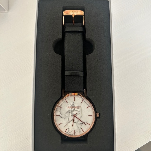 PIPERWEST Marble Minimalist Watch - Picture 1 of 7